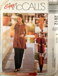 2812 EZ UNLINED JACKET, SHELL TOP & PANTS LENGTHS PATTERN 18-22